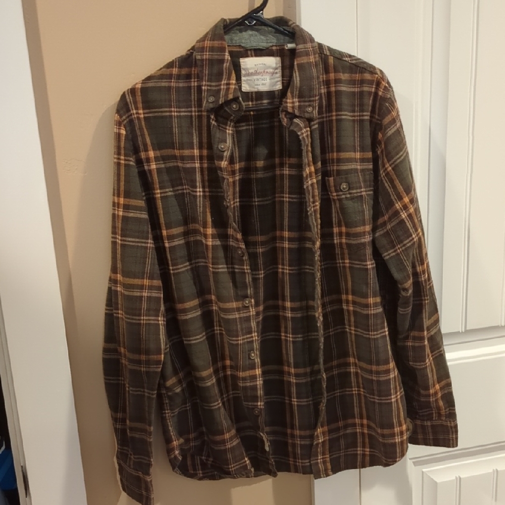 Green Flannel Shirt